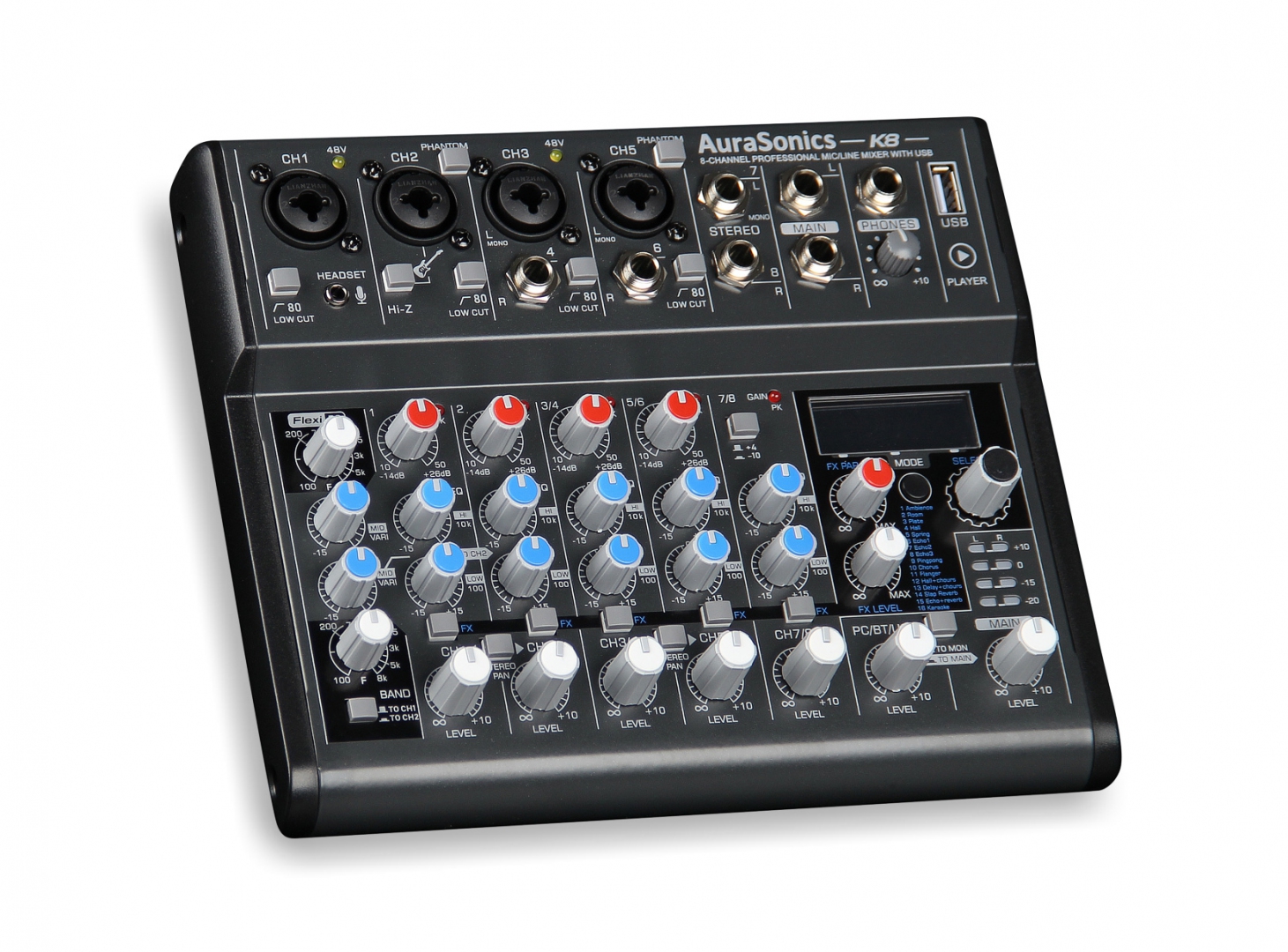 AuraSonics K8 компактный микшерный пульт в Коряжме