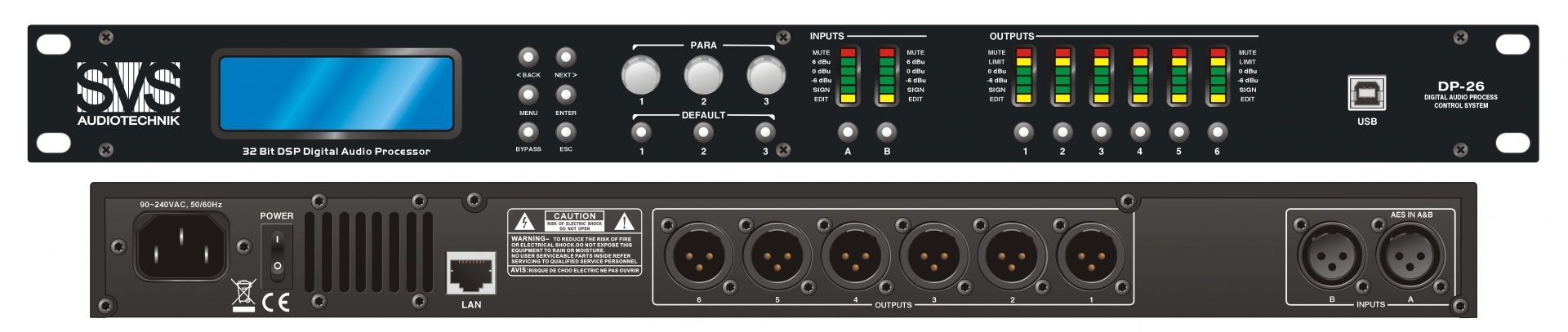 SVS Audiotechnik DP-26 Цифровой процессор: 2 входа 6 выходов в Коряжме