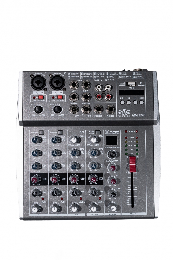 SVS Audiotechnik mixers AM-6 DSP Микшерный пульт аналоговый, 6-канальный SVS Audiotechnik mixers в Коряжме