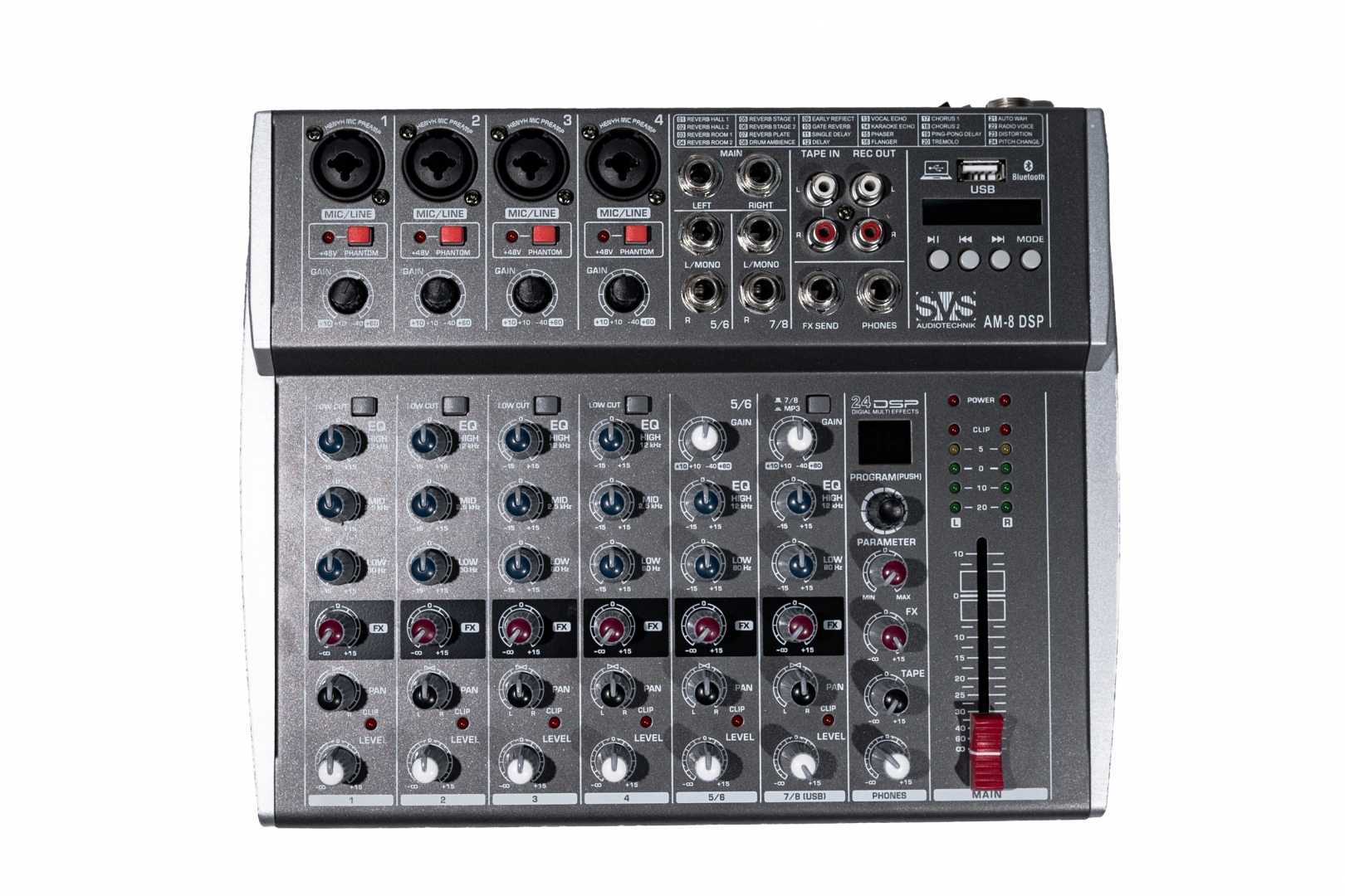 SVS Audiotechnik mixers AM-8 DSP Микшерный пульт аналоговый, 8-канальный в Коряжме